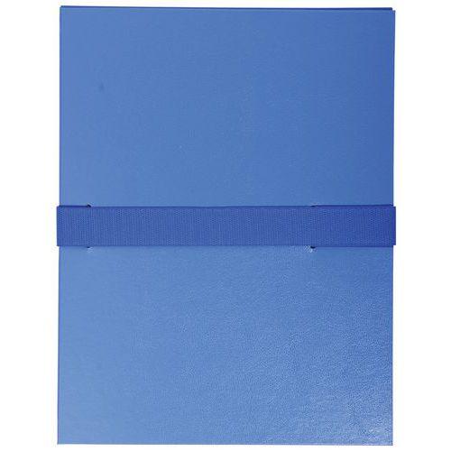 Lot de 10 chemises dos extensible Balacron et sangle scratch - bleu thumbnail image 1