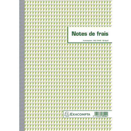 Lot de 5 Manifold Note de frais 29,7x21cm 50 feuillets dupli autocopiants thumbnail image 1