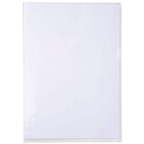 Illustration de : Pochettes coin PVC Premium 18/100e - A4