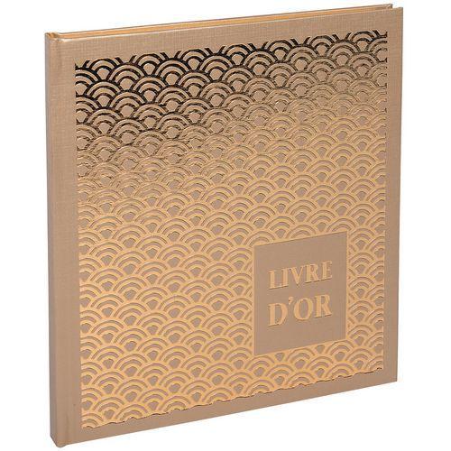 Lot de 2 livres d'or 140 pages 21x19cm PALMYRE Nude arc cercle thumbnail image 1