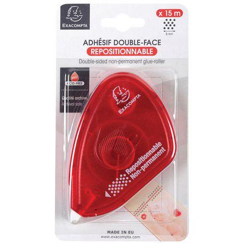 Illustration de : Dérouleur d'adhésif double-face repositionnable pour photos