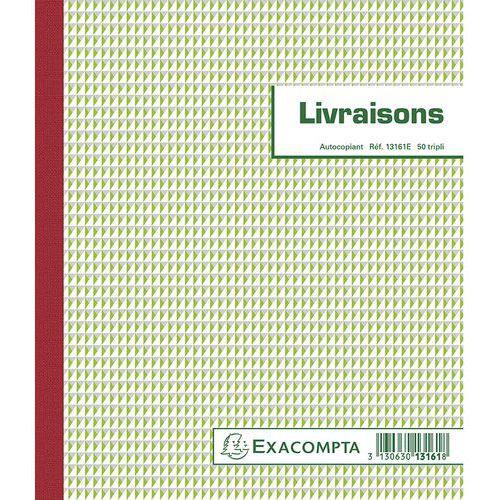 Lot de 5 Manifold Livraisons 21x18cm 50 feuillets tripli autocopiants thumbnail image 1