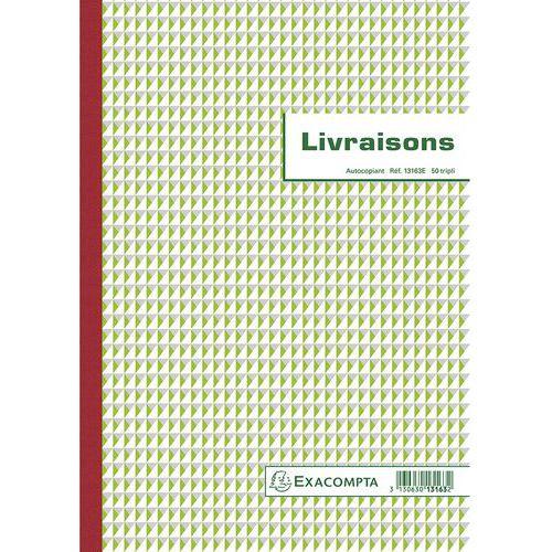 Lot de 5 Manifold Livraisons 29,7x21cm 50 feuillets tripli autocop. thumbnail image 1