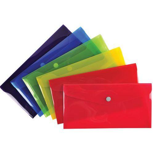 Lot de 30 Pochette pression Iderama en PP 23x12 cm Couleurs assorties thumbnail image 1