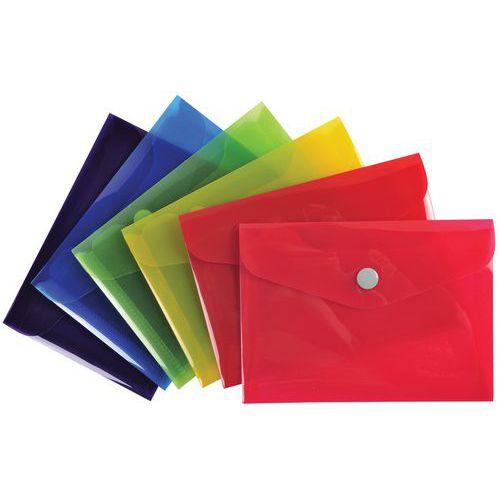 Lot de 30 Pochette pression Iderama en PP 14x10 cm Couleurs assorties thumbnail image 1