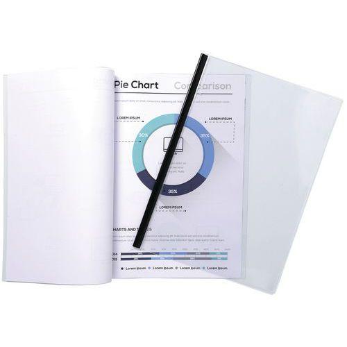 Lot de 5 Chemises de présentation pour relier avec Serodo PVC lisse 20x100e -A4 thumbnail image 1