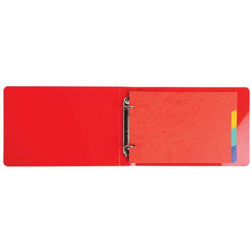 Lot de 10 Classeur rembordé PP avec intercalaires pour fiches bristol 148x210 thumbnail image 1