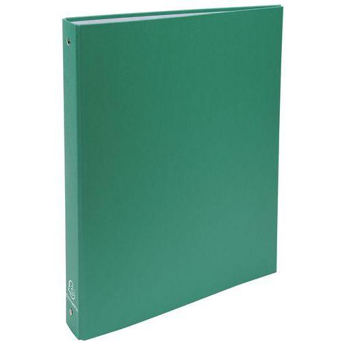 Lot de 20 Classeur rembordé PP 4 anneaux 30mm - A4 - Vert foncé thumbnail image 1