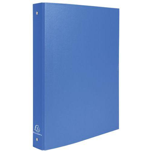 Lot de 20 Classeur rembordé PP 4 anneaux 30mm - A4 - Bleu clair thumbnail image 1