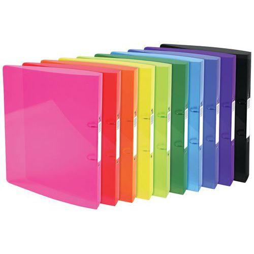 Illustration de : Classeur 2 anneaux 30mm IDERAMA PP - A4 maxi