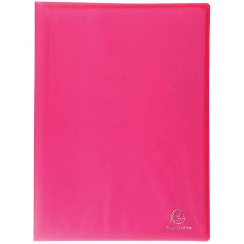 Lot de 12 Protège-doc. en PP semi rigide Chromaline 60 vues A4 rouge thumbnail image 1