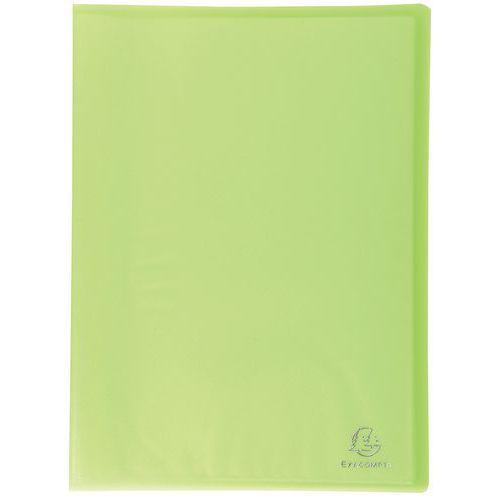 Lot de 12 Protège-doc. PP semi-rigide soudés 80 vues A4 vert thumbnail image 1