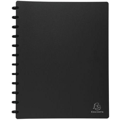 Lot de 4 Protège-doc. à ann. et pochet. détachables 60 vues A4 noir thumbnail image 1