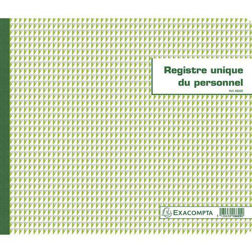 Lot de 6 Registre unique du personnel (salariés et stagiaires) - 56 pages thumbnail image 1