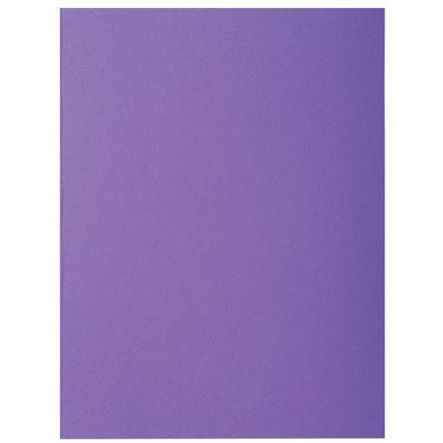 Lot de 5 paquets de 50 chemisess 2 rabats ROCK''S 210 - 24x32cm violine thumbnail image 1