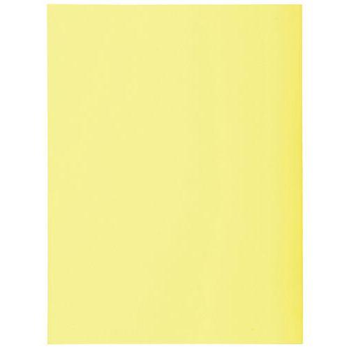 Lot de 5 paquets de 50 chemisess 2 rabats SUPER 210 - 24x32cm - canari thumbnail image 1