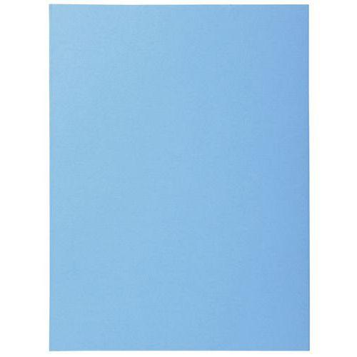 Lot de 5 paquets de 50 chemisess 2 rabats SUPER 210 - 24x32cm - bleu thumbnail image 1