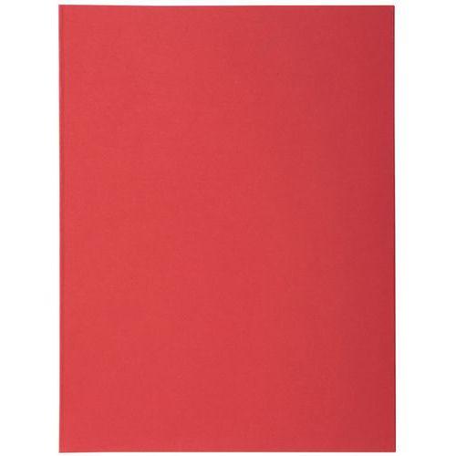 Lot de 5 paquets de 50 chemisess 2 rabats SUPER 210 - 24x32cm - rouge thumbnail image 1