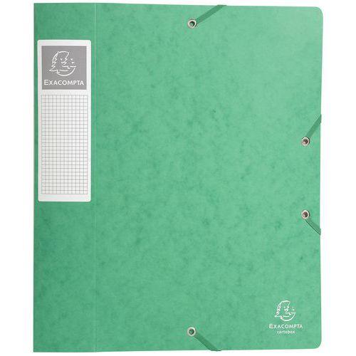Lot de 10 Bte de class. Cartobox Dos 60mm cte lustrée A4 vert thumbnail image 1