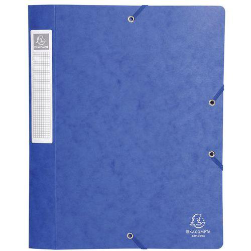 Lot de 25 Bte de class. Cartobox Dos 25mm cte lustrée A4 bleu thumbnail image 1