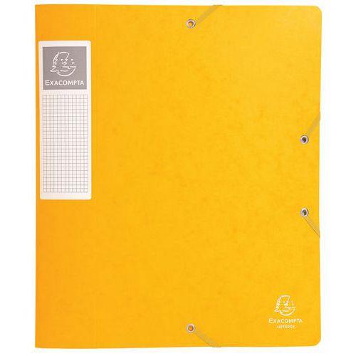 Lot de 10 Bte de class. Cartobox Dos 60mm cte lustrée A4 jaune thumbnail image 1