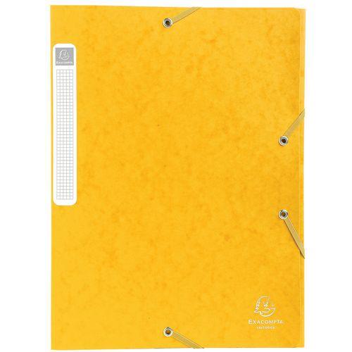 Lot de 25 Bte de class. Cartobox Dos 25mm cte lustrée A4 jaune thumbnail image 1