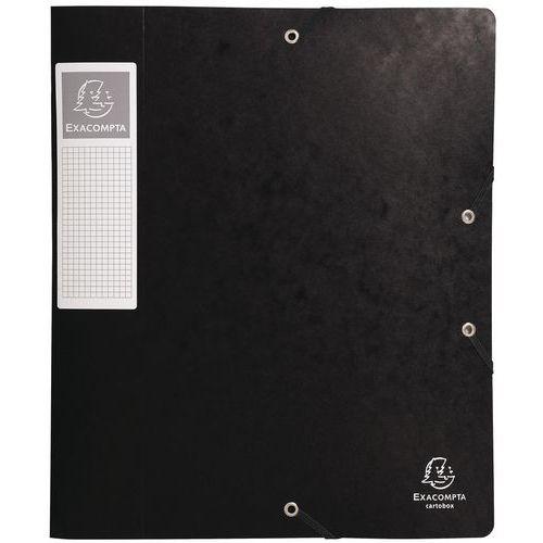 Lot de 10 Bte de class. Cartobox Dos 60mm cte lustrée A4 noir thumbnail image 1