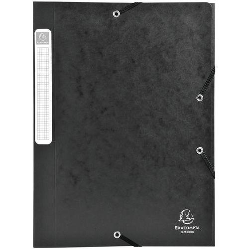 Lot de 25 Bte de class. Cartobox Dos 25mm cte lustrée A4 noir thumbnail image 1
