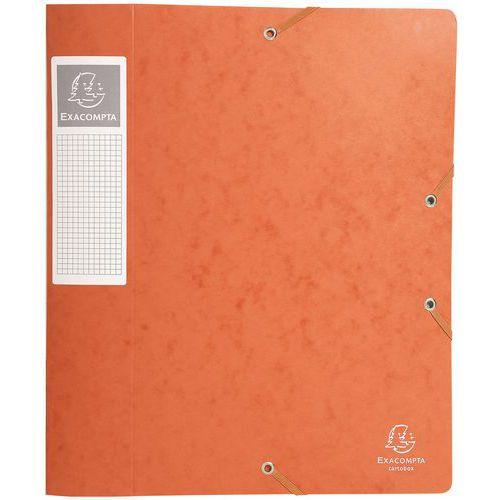 Lot de 10 Bte de class. Cartobox Dos 60mm cte lustrée A4 orange thumbnail image 1