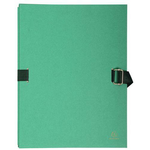 Lot de 10 chemises dos extensible avec rabat papier 24x32cm vert clair thumbnail image 1