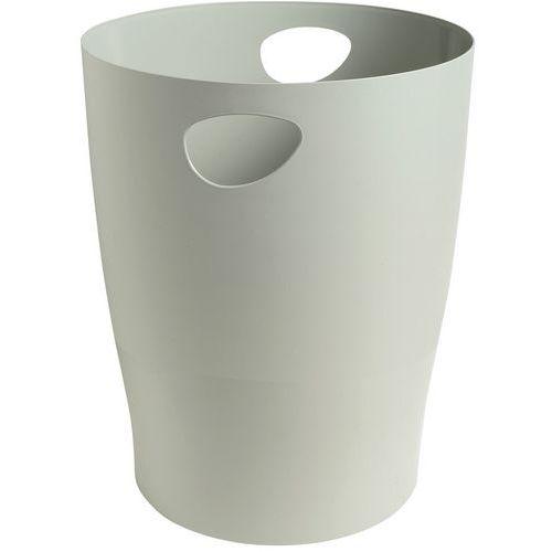 Lot de 8 Corbeille à papier ECOBIN 15 litres avec poignées gris thumbnail image 1