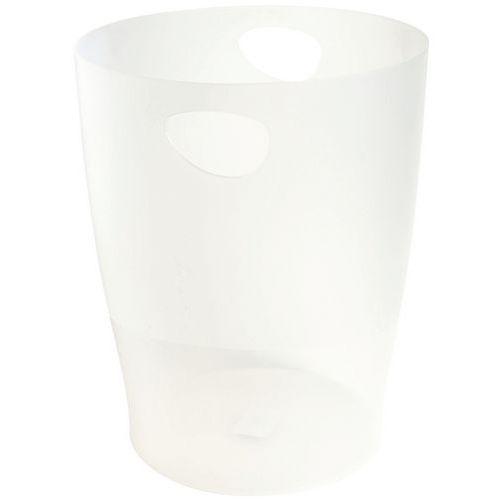 Lot de 8 Corbeille à papier 15 litres ECOBIN Office givre thumbnail image 1