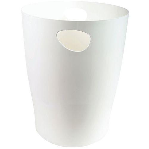Lot de 8 Corbeille à papier 15 litres ECOBIN blanc thumbnail image 1