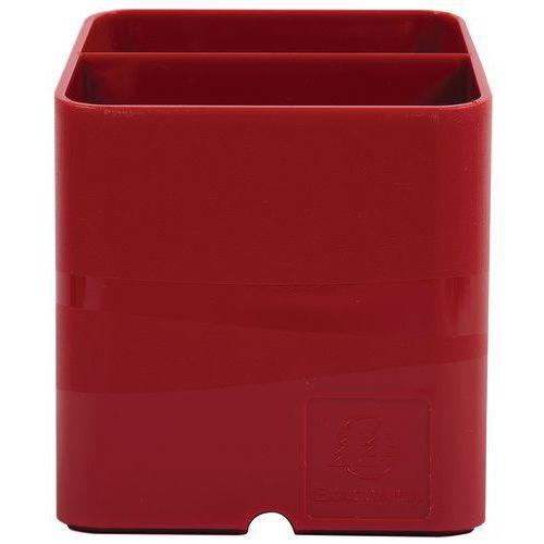 Lot de 10 Pot à crayons PEN-CUBE Iderama rouge carmin thumbnail image 1