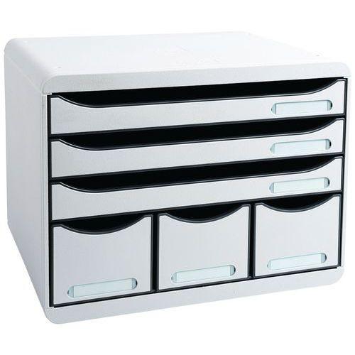 Store-box maxi 6 tiroirs gris lumière thumbnail image 1