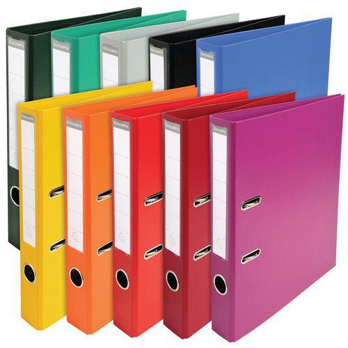 Lot de 10 Class. Prem'Touch PVC A4 Dos 50mm Couleurs assorties vives thumbnail image 1