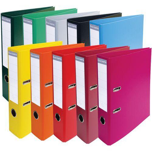 Lot de 10 Classeur à levier PVC A4 dos 70mm Couleurs assorties vives thumbnail image 1