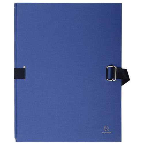 Lot de 25 chem. dos extens. pap. toilé 24x32cm filmée par 5 bleu foncé thumbnail image 1