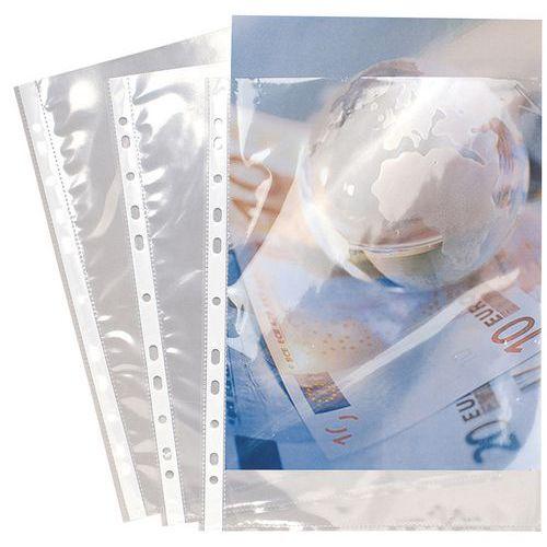Illustration de : Pochettes perforées Haute qualité 9/100e - A4