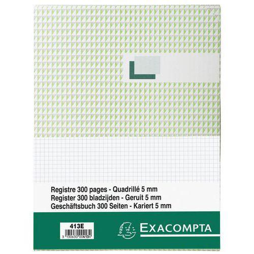 Illustration de : Registre 29,7x21cm 5x5 folioté 300 pages