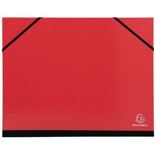 Illustration de : Carton à dessin à élastiques Iderama 28x38 cm pour format B4