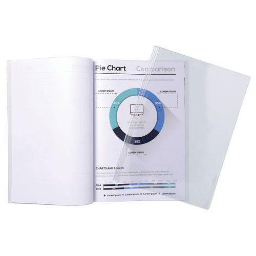 Illustration de : Chemises de présentation pour relier avec Serodo PVC lisse 20x100e -A4
