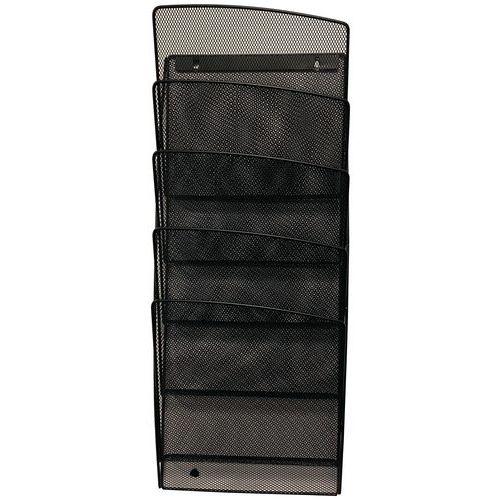 Illustration de : Présentoir mural 5 compartiments Alba