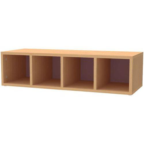 Banc Lina 4 cases T0 hêtre lilas-Bessière thumbnail image 1