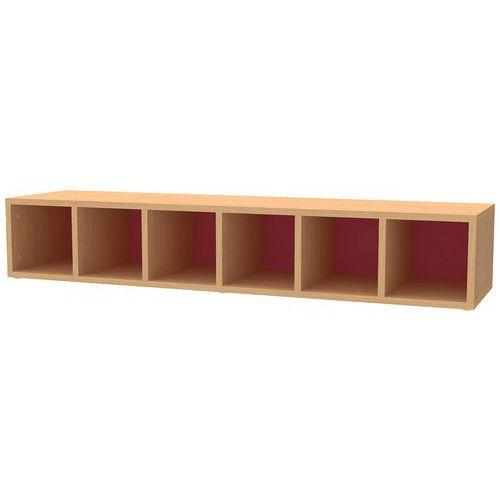 Banc Lina 6 cases T00 hêtre rose-Bessière thumbnail image 1