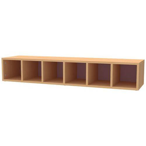 Banc Lina 6 cases T00 hêtre lilas-Bessière thumbnail image 1