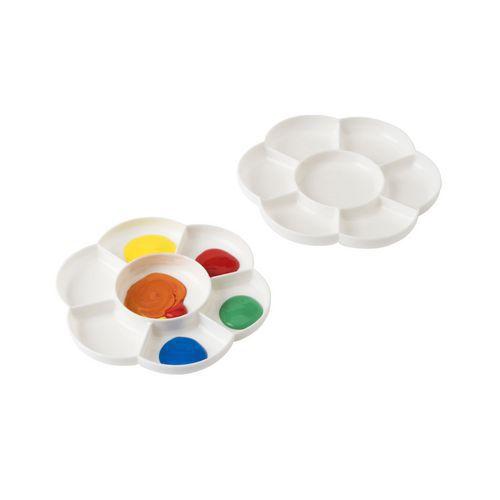 Illustration de : Palette gouache marguerite