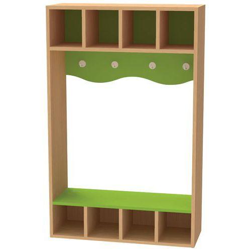 Illustration de : Vestiaire 4 casiers haut Bessiere