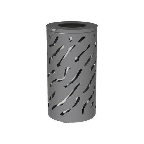 Poubelle Venise 80 L avec seau - galva gris Procity thumbnail image 1