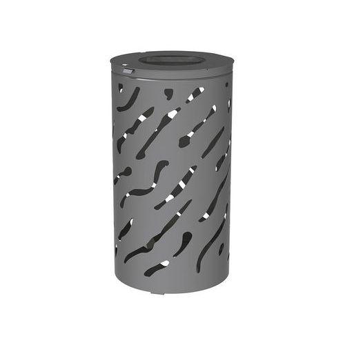 Poubelle Venise 80 L sans seau - galva gris Procity thumbnail image 1